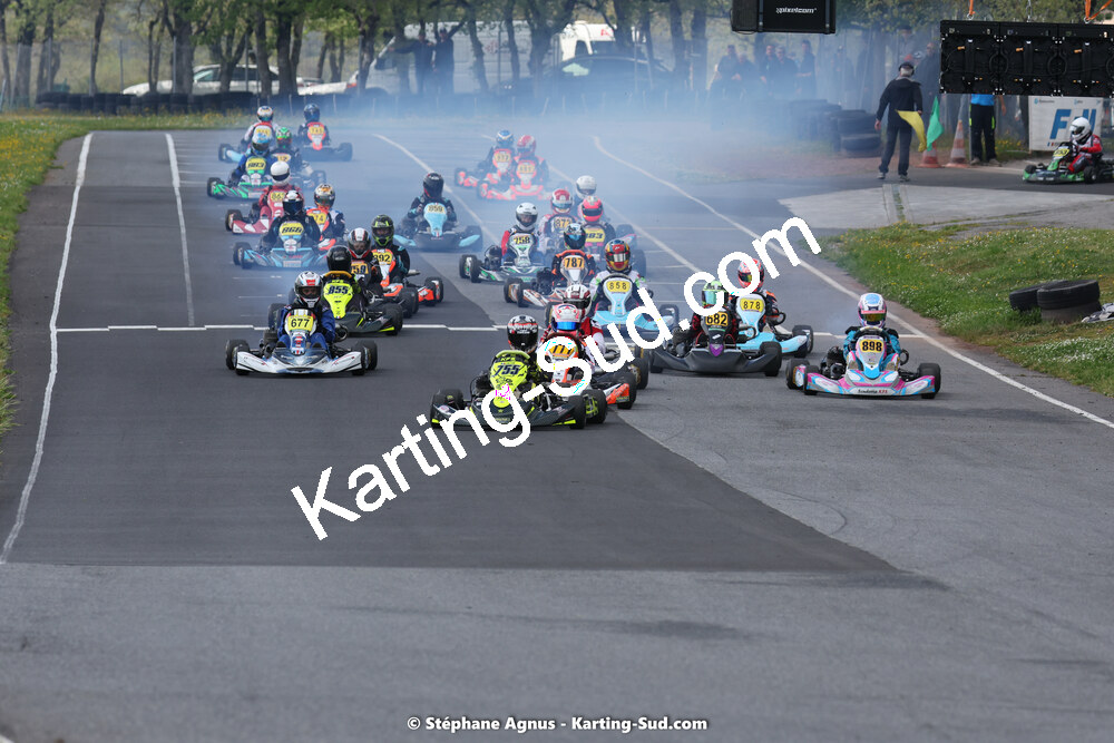 29 & 30/04/2023 : 4ème manche du Championnat du Sud à Karting Plus Belmont sur Rance (photos Stéphane Agnus) 2023 — karting