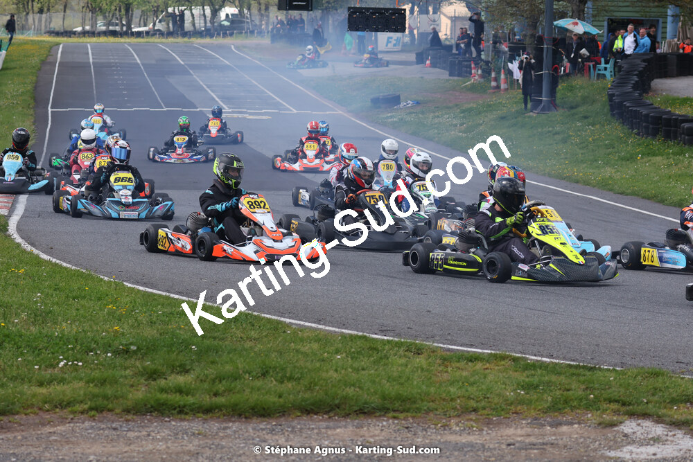 29 & 30/04/2023 : 4ème manche du Championnat du Sud à Karting Plus Belmont sur Rance (photos Stéphane Agnus) 2023 — karting