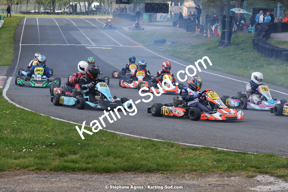 29 & 30/04/2023 : 4ème manche du Championnat du Sud à Karting Plus Belmont sur Rance (photos Stéphane Agnus) 2023 — karting