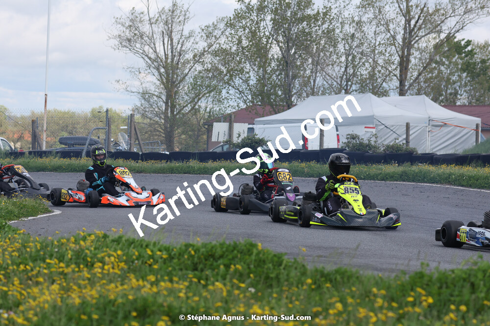 29 & 30/04/2023 : 4ème manche du Championnat du Sud à Karting Plus Belmont sur Rance (photos Stéphane Agnus) 2023 — karting