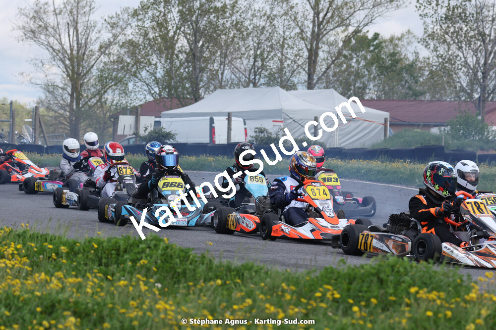 29 & 30/04/2023 : 4ème manche du Championnat du Sud à Karting Plus Belmont sur Rance (photos Stéphane Agnus) 2023 — karting