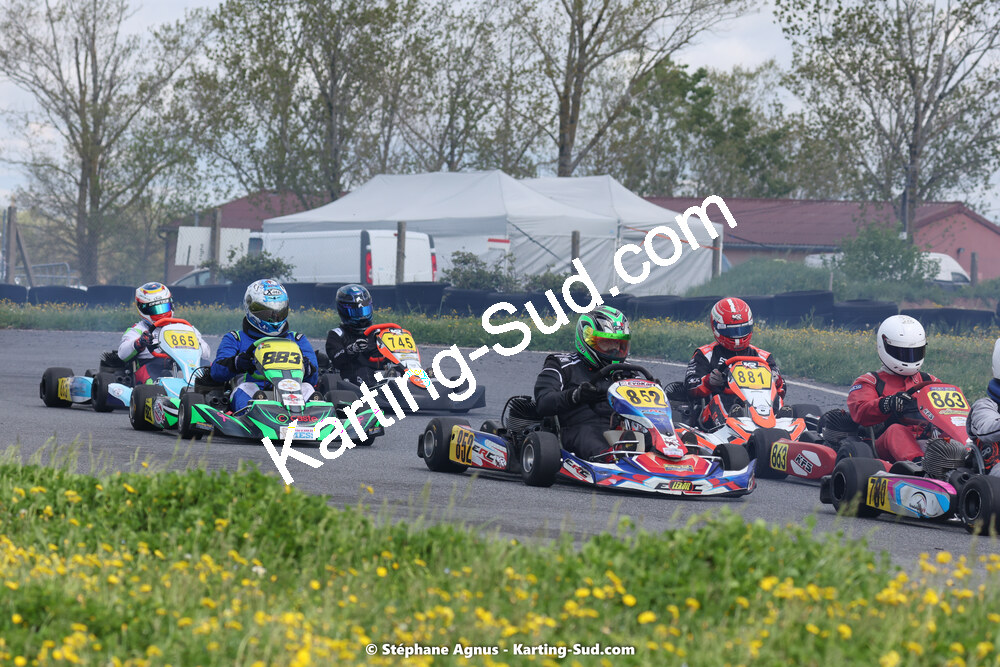 29 & 30/04/2023 : 4ème manche du Championnat du Sud à Karting Plus Belmont sur Rance (photos Stéphane Agnus) 2023 — karting