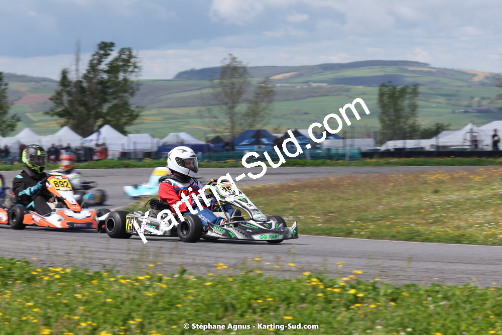 29 & 30/04/2023 : 4ème manche du Championnat du Sud à Karting Plus Belmont sur Rance (photos Stéphane Agnus) 2023 — karting