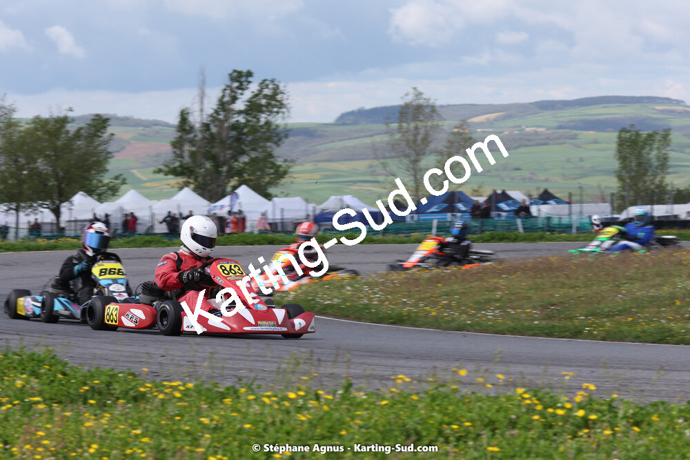 Jacques COUTAUSSE — 29 & 30/04/2023 : 4ème manche du Championnat du Sud à Karting Plus Belmont sur Rance (photos Stéphane Agnus) 2023 — karting