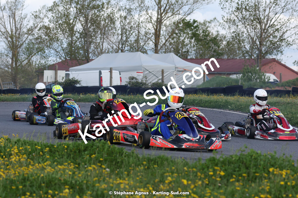 29 & 30/04/2023 : 4ème manche du Championnat du Sud à Karting Plus Belmont sur Rance (photos Stéphane Agnus) 2023 — karting
