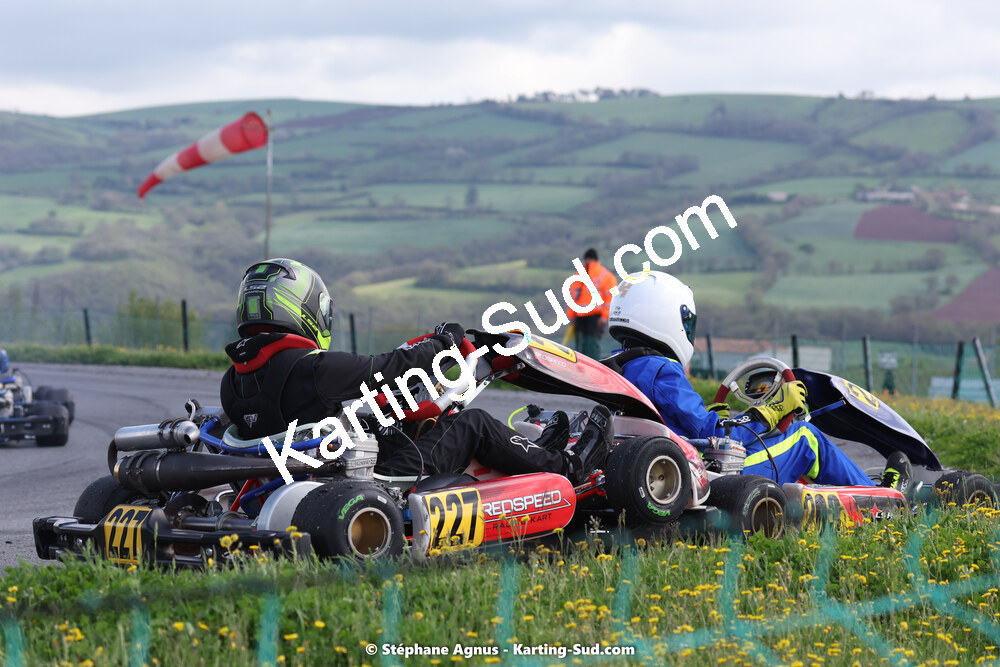 29 & 30/04/2023 : 4ème manche du Championnat du Sud à Karting Plus Belmont sur Rance (photos Stéphane Agnus) 2023 — karting