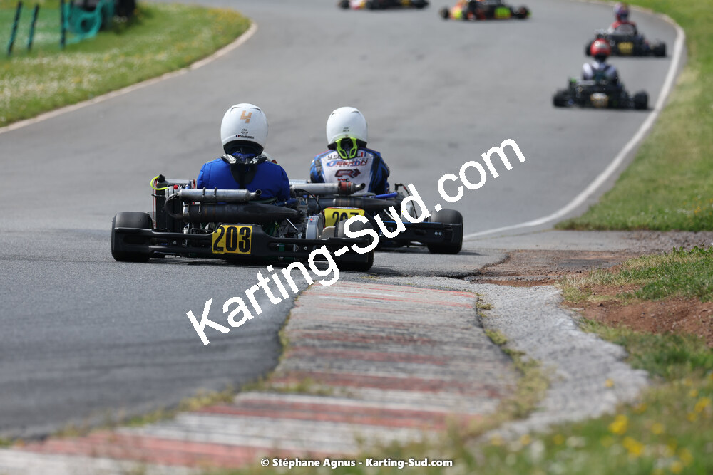 29 & 30/04/2023 : 4ème manche du Championnat du Sud à Karting Plus Belmont sur Rance (photos Stéphane Agnus) 2023 — karting