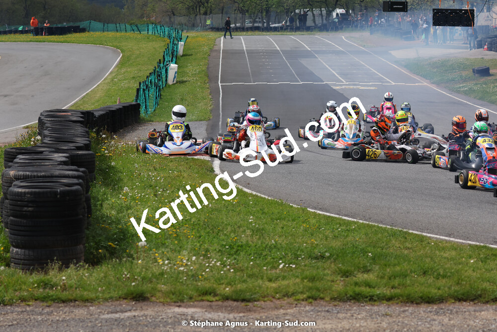 29 & 30/04/2023 : 4ème manche du Championnat du Sud à Karting Plus Belmont sur Rance (photos Stéphane Agnus) 2023 — karting
