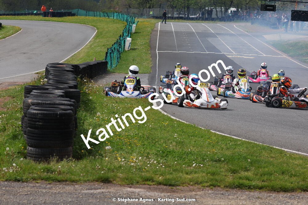 29 & 30/04/2023 : 4ème manche du Championnat du Sud à Karting Plus Belmont sur Rance (photos Stéphane Agnus) 2023 — karting