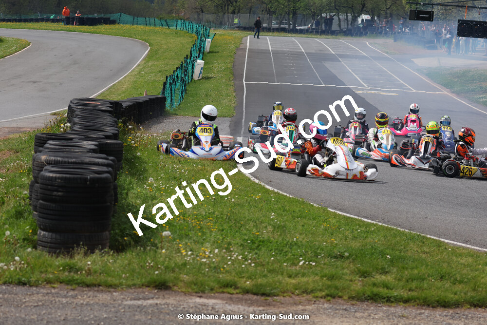 29 & 30/04/2023 : 4ème manche du Championnat du Sud à Karting Plus Belmont sur Rance (photos Stéphane Agnus) 2023 — karting