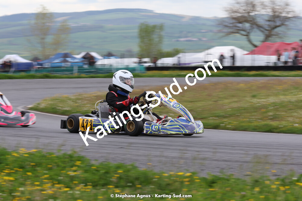 29 & 30/04/2023 : 4ème manche du Championnat du Sud à Karting Plus Belmont sur Rance (photos Stéphane Agnus) 2023 — karting