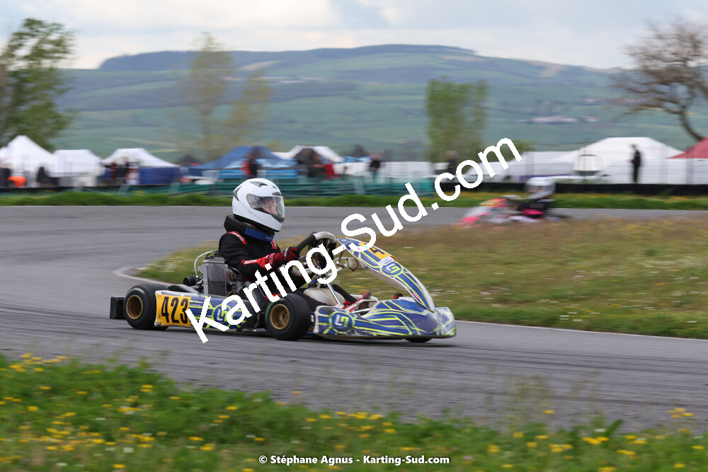 29 & 30/04/2023 : 4ème manche du Championnat du Sud à Karting Plus Belmont sur Rance (photos Stéphane Agnus) 2023 — karting