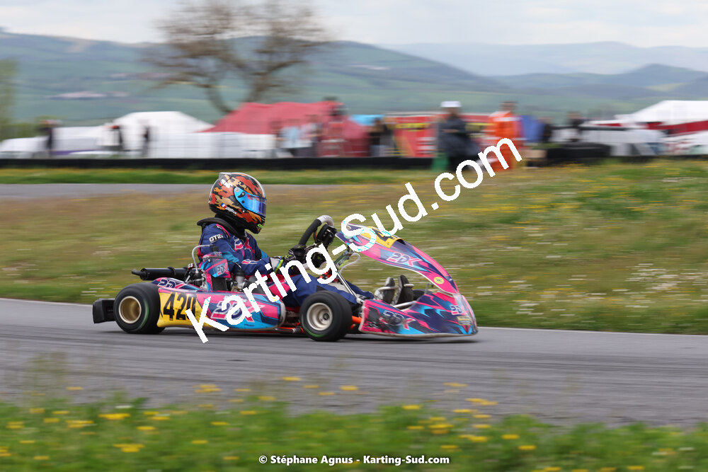 29 & 30/04/2023 : 4ème manche du Championnat du Sud à Karting Plus Belmont sur Rance (photos Stéphane Agnus) 2023 — karting