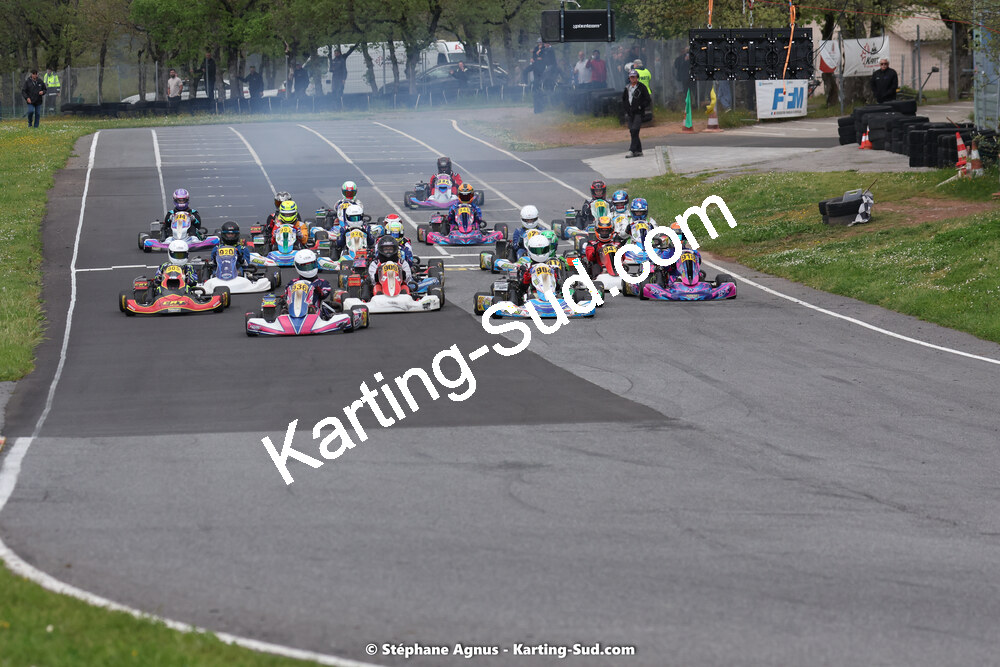 29 & 30/04/2023 : 4ème manche du Championnat du Sud à Karting Plus Belmont sur Rance (photos Stéphane Agnus) 2023 — karting