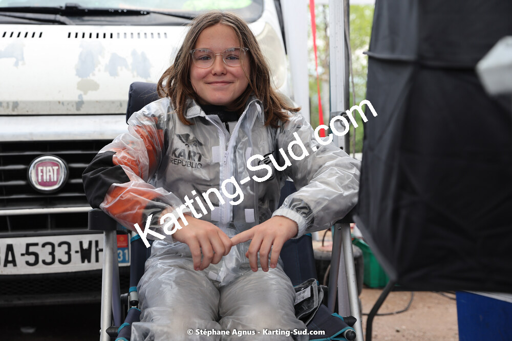 Charline CORDIER — 29 & 30/04/2023 : 4ème manche du Championnat du Sud à Karting Plus Belmont sur Rance (photos Stéphane Agnus) 2023 — karting