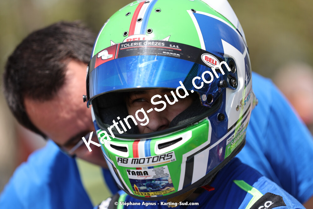 Maxime MOURGUES — 29 & 30/04/2023 : 4ème manche du Championnat du Sud à Karting Plus Belmont sur Rance (photos Stéphane Agnus) 2023 — karting