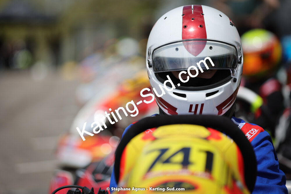 Louka MICHEL — 29 & 30/04/2023 : 4ème manche du Championnat du Sud à Karting Plus Belmont sur Rance (photos Stéphane Agnus) 2023 — karting