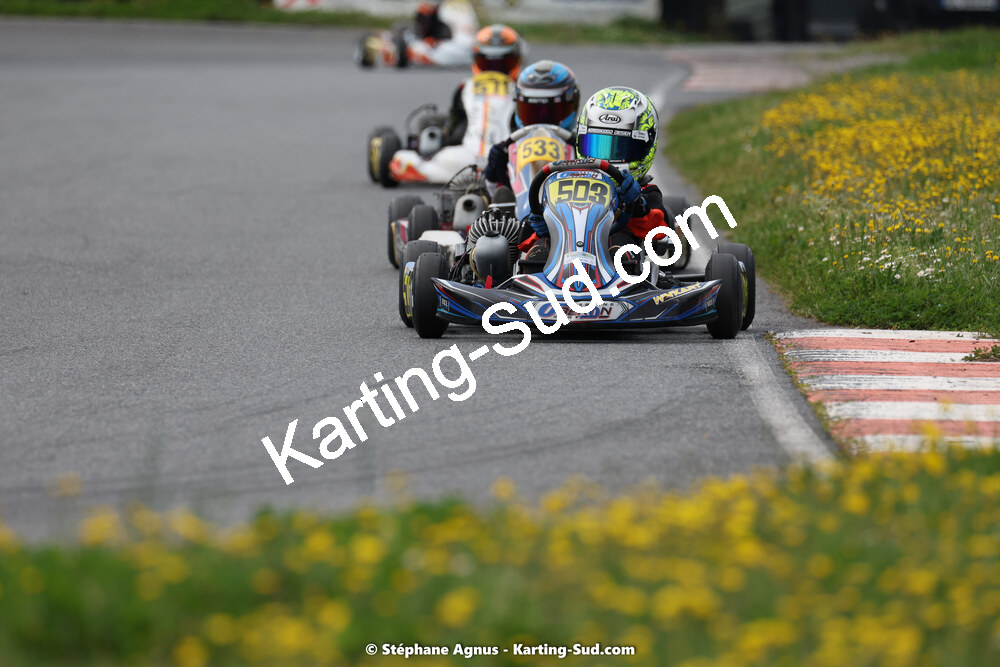 29 & 30/04/2023 : 4ème manche du Championnat du Sud à Karting Plus Belmont sur Rance (photos Stéphane Agnus) 2023 — karting