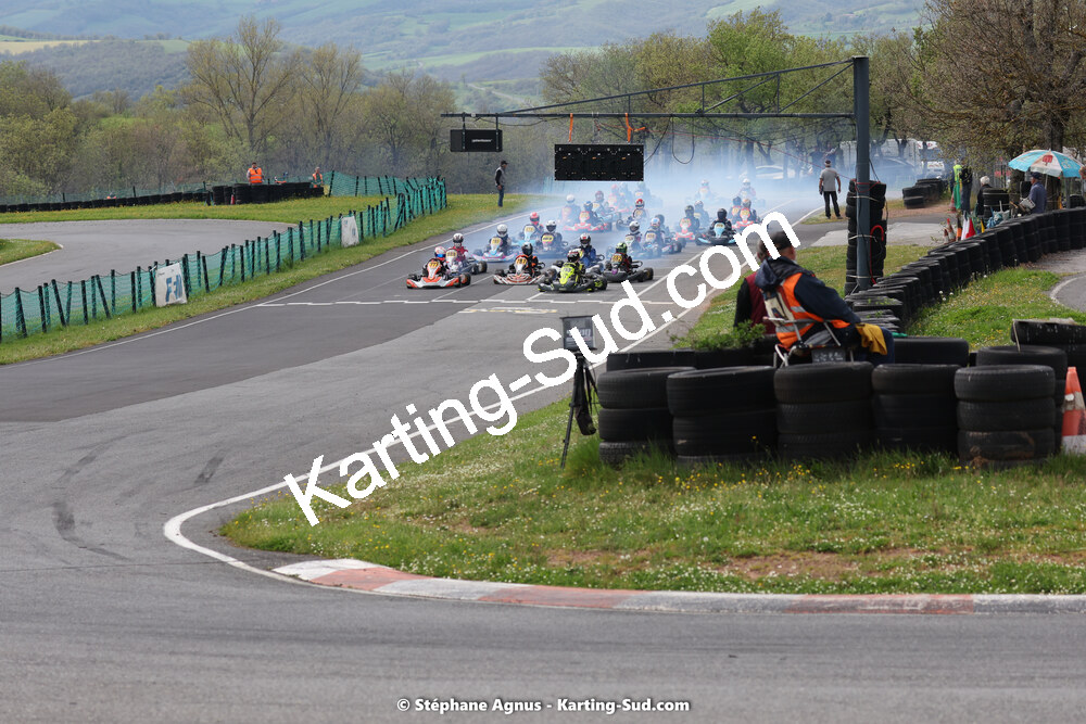 29 & 30/04/2023 : 4ème manche du Championnat du Sud à Karting Plus Belmont sur Rance (photos Stéphane Agnus) 2023 — karting