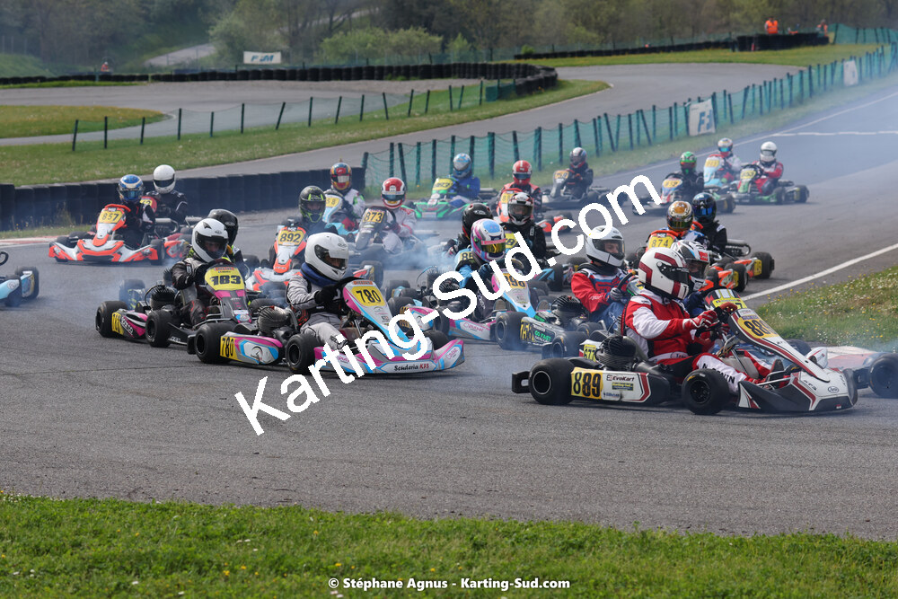 29 & 30/04/2023 : 4ème manche du Championnat du Sud à Karting Plus Belmont sur Rance (photos Stéphane Agnus) 2023 — karting