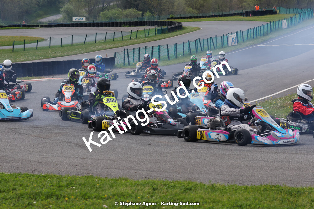 29 & 30/04/2023 : 4ème manche du Championnat du Sud à Karting Plus Belmont sur Rance (photos Stéphane Agnus) 2023 — karting