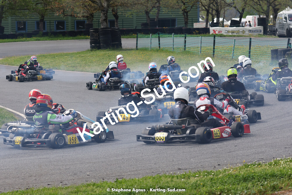 29 & 30/04/2023 : 4ème manche du Championnat du Sud à Karting Plus Belmont sur Rance (photos Stéphane Agnus) 2023 — karting
