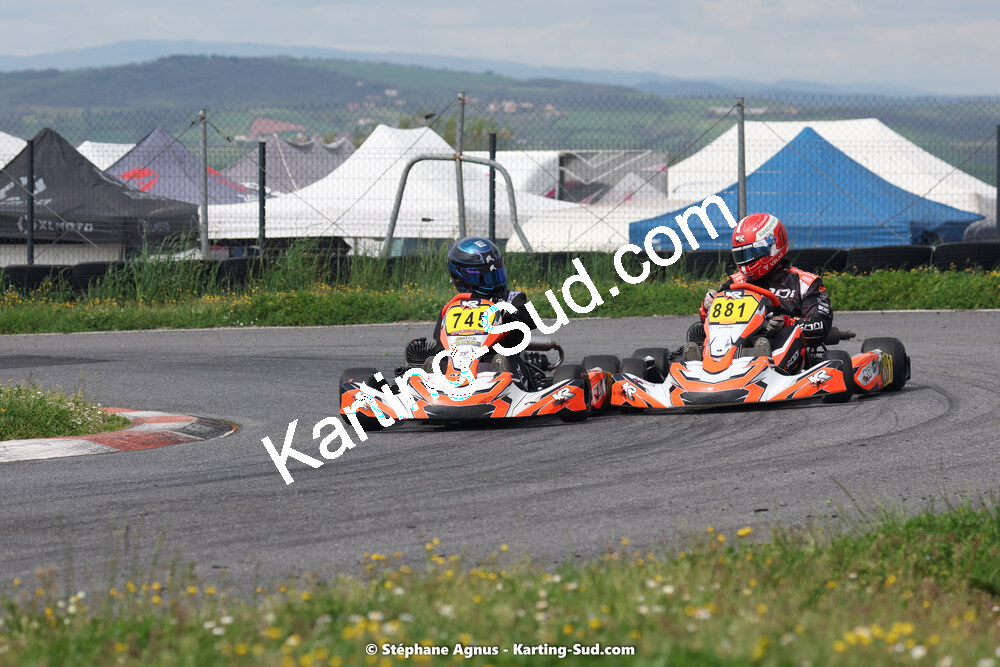 29 & 30/04/2023 : 4ème manche du Championnat du Sud à Karting Plus Belmont sur Rance (photos Stéphane Agnus) 2023 — karting