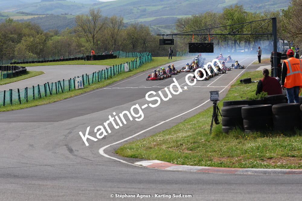 29 & 30/04/2023 : 4ème manche du Championnat du Sud à Karting Plus Belmont sur Rance (photos Stéphane Agnus) 2023 — karting