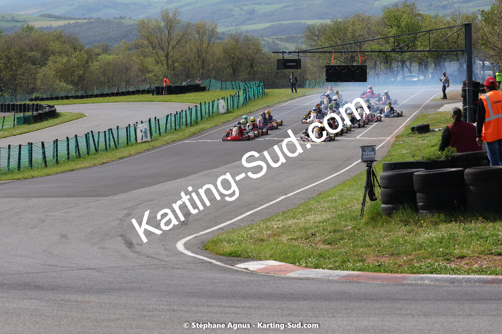 29 & 30/04/2023 : 4ème manche du Championnat du Sud à Karting Plus Belmont sur Rance (photos Stéphane Agnus) 2023 — karting