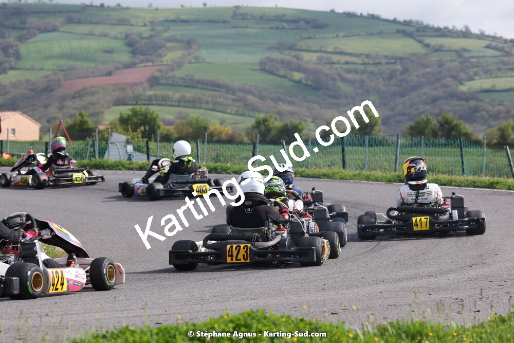 29 & 30/04/2023 : 4ème manche du Championnat du Sud à Karting Plus Belmont sur Rance (photos Stéphane Agnus) 2023 — karting