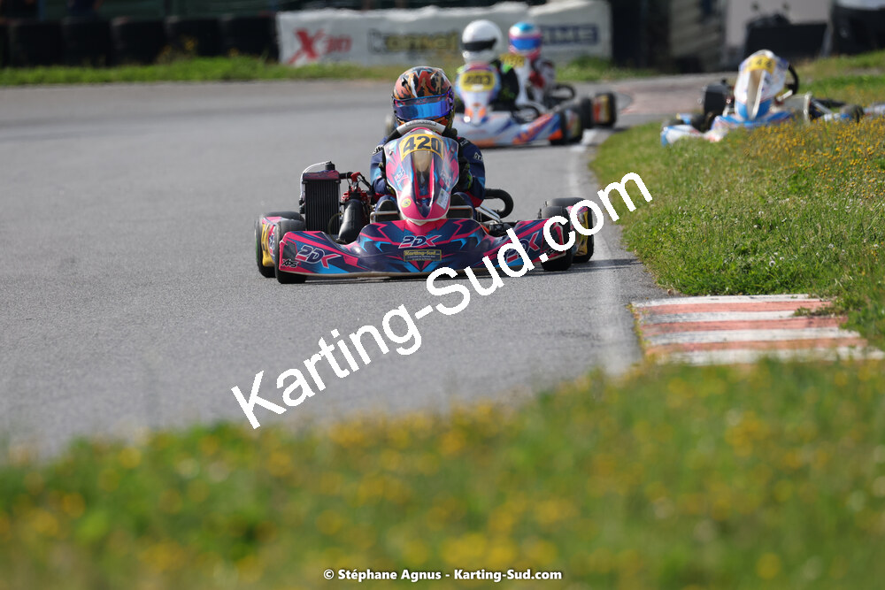 29 & 30/04/2023 : 4ème manche du Championnat du Sud à Karting Plus Belmont sur Rance (photos Stéphane Agnus) 2023 — karting