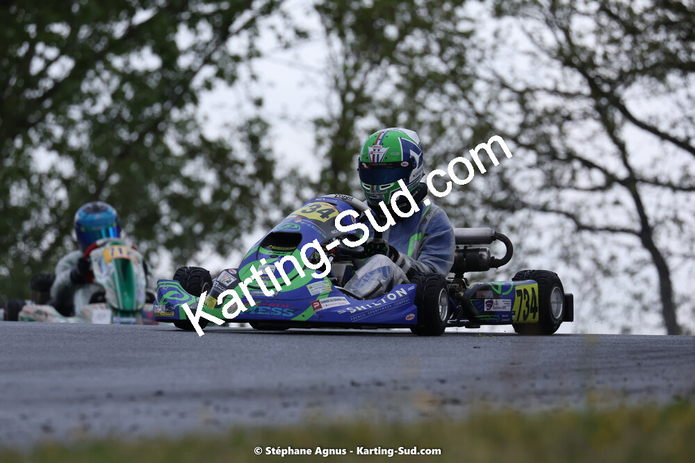 Maxime MOURGUES — 29 & 30/04/2023 : 4ème manche du Championnat du Sud à Karting Plus Belmont sur Rance (photos Stéphane Agnus) 2023 — karting