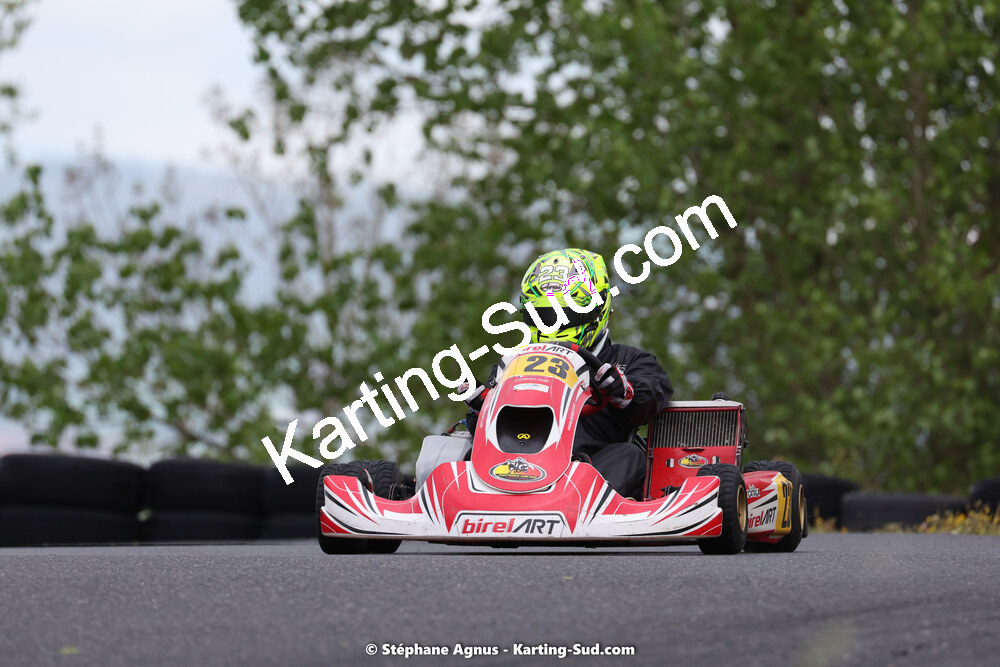 Sacha CATALA — 29 & 30/04/2023 : 4ème manche du Championnat du Sud à Karting Plus Belmont sur Rance (photos Stéphane Agnus) 2023 — karting