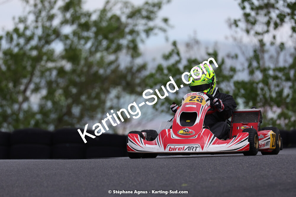 Sacha CATALA — 29 & 30/04/2023 : 4ème manche du Championnat du Sud à Karting Plus Belmont sur Rance (photos Stéphane Agnus) 2023 — karting
