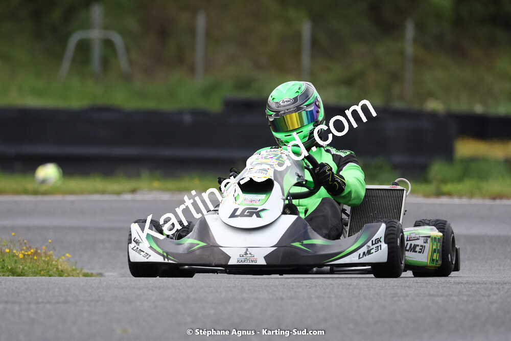 Yannick LECLERC — 29 & 30/04/2023 : 4ème manche du Championnat du Sud à Karting Plus Belmont sur Rance (photos Stéphane Agnus) 2023 — karting