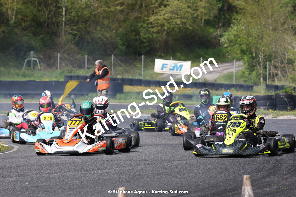 29 & 30/04/2023 : 4ème manche du Championnat du Sud à Karting Plus Belmont sur Rance (photos Stéphane Agnus) 2023 — karting