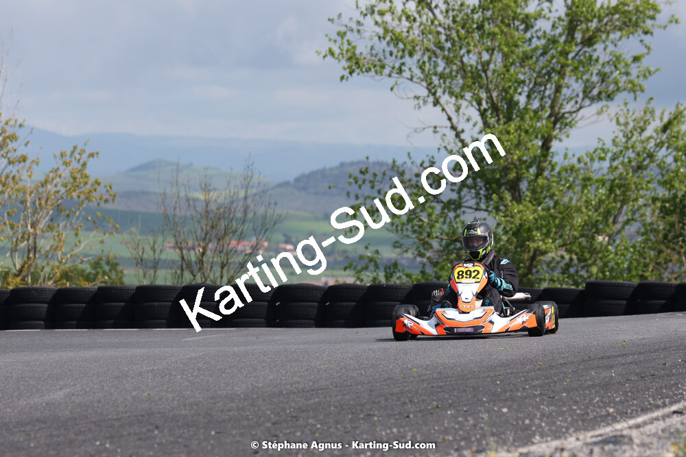 29 & 30/04/2023 : 4ème manche du Championnat du Sud à Karting Plus Belmont sur Rance (photos Stéphane Agnus) 2023 — karting