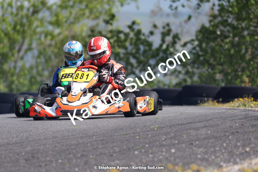 29 & 30/04/2023 : 4ème manche du Championnat du Sud à Karting Plus Belmont sur Rance (photos Stéphane Agnus) 2023 — karting
