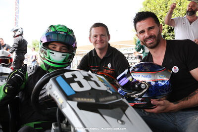 Nicolas LAVERGNE, Thomas SUZANNE — 08/05/2023 : 6ème endurance Un Baquet pour Adrien à MEGAKART Vias (photos Stéphane Agnus) 2023 — karting