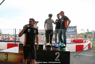 Garry FORTIER, Maxime BETEILLE, Nicolas LAVERGNE — 08/05/2023 : 6ème endurance Un Baquet pour Adrien à MEGAKART Vias (photos Stéphane Agnus) 2023 — karting