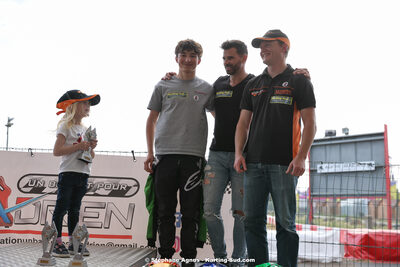 Maxime BETEILLE, Nicolas LAVERGNE, Thomas SUZANNE — 08/05/2023 : 6ème endurance Un Baquet pour Adrien à MEGAKART Vias (photos Stéphane Agnus) 2023 — karting