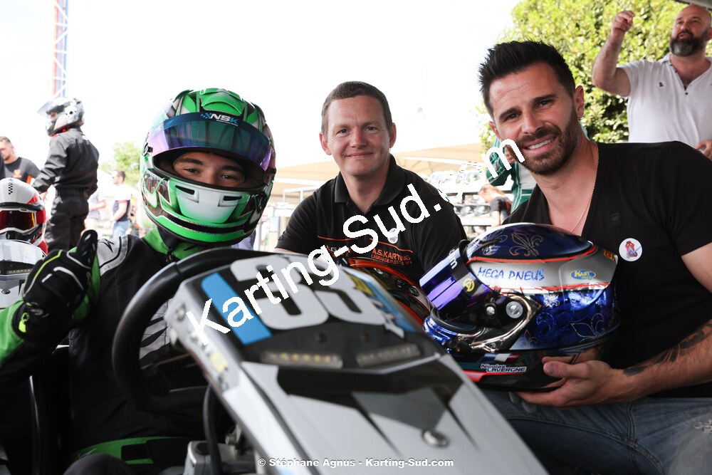 Nicolas LAVERGNE, Thomas SUZANNE — 08/05/2023 : 6ème endurance Un Baquet pour Adrien à MEGAKART Vias (photos Stéphane Agnus) 2023 — karting