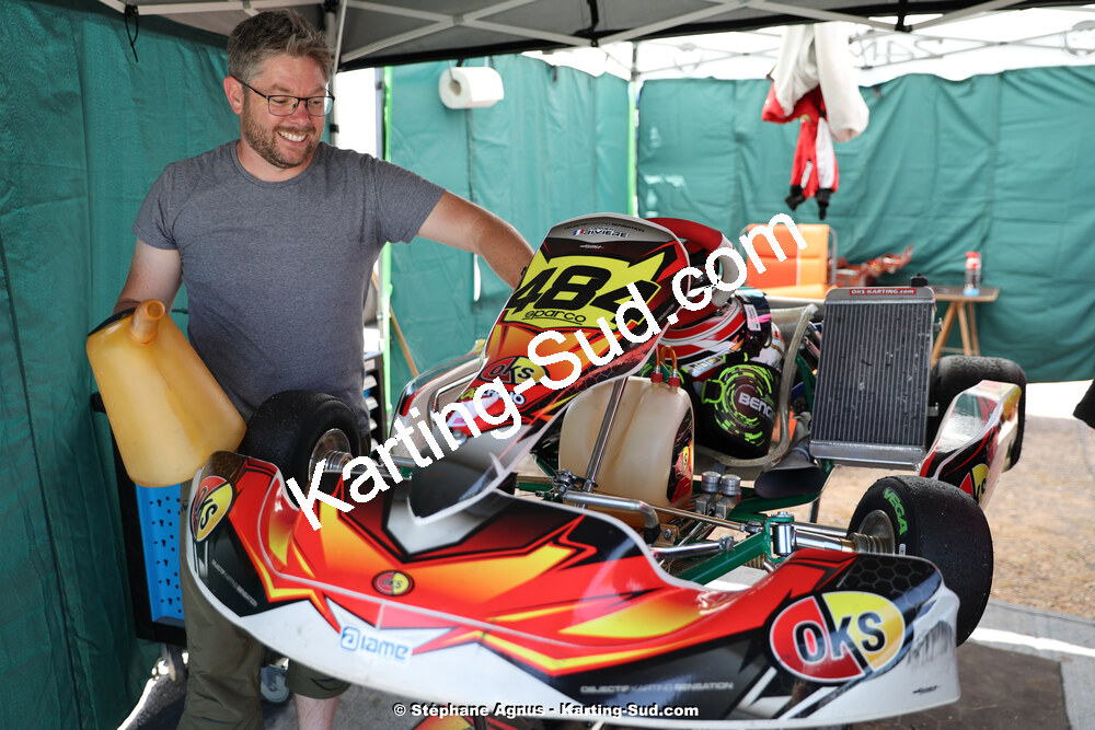 Marc LARIVE — 09/07/2023 : 1ère manche du Challenge Jean-Claude Sanchez à Belmont sur Rance (photos Stéphane Agnus) 2023 — karting