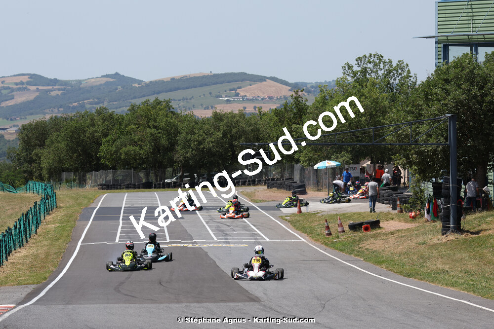 09/07/2023 : 1ère manche du Challenge Jean-Claude Sanchez à Belmont sur Rance (photos Stéphane Agnus) 2023 — karting