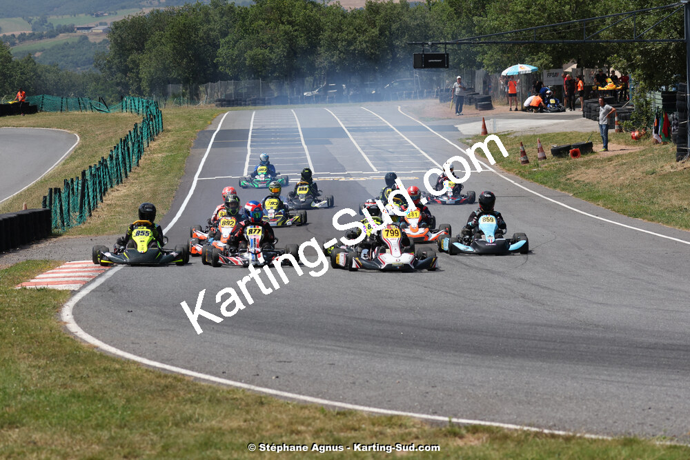 09/07/2023 : 1ère manche du Challenge Jean-Claude Sanchez à Belmont sur Rance (photos Stéphane Agnus) 2023 — karting