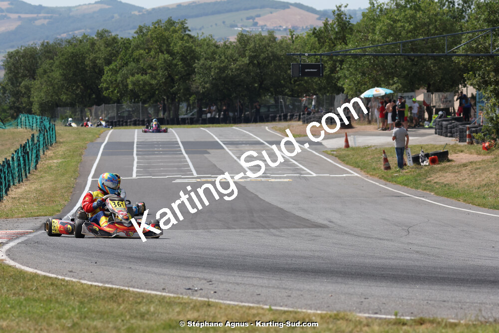 09/07/2023 : 1ère manche du Challenge Jean-Claude Sanchez à Belmont sur Rance (photos Stéphane Agnus) 2023 — karting