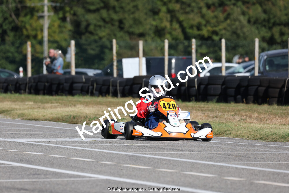 15/10/2023 : 3ème manche du Challenge Jean-Claude Sanchez à Aigues-Vives (photos Stéphane Agnus) 2023 — karting