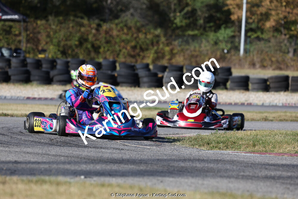 15/10/2023 : 3ème manche du Challenge Jean-Claude Sanchez à Aigues-Vives (photos Stéphane Agnus) 2023 — karting