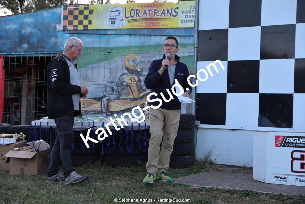 15/10/2023 : 3ème manche du Challenge Jean-Claude Sanchez à Aigues-Vives (photos Stéphane Agnus) 2023 — karting