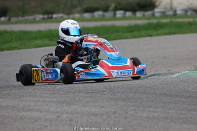 Marcel LIMOUSIN — 29/10/2023 : 4ème Trophée Rouveyran Pneus à Alès (photos Stéphane Agnus) 2023 — karting